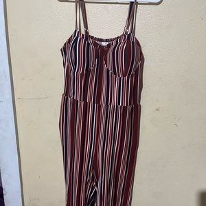 XL Multicolored Pants Romper